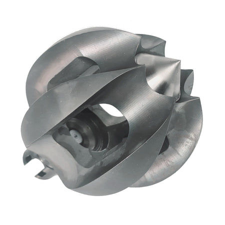 Milling nipple 16 mm coupling x Ø 40 mm, spiral attachment, milling tool