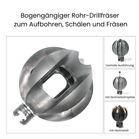 Frästulpe 16 mm Kupplung x Ø 40 mm, Fräswerkzeug - Syskan - Online Shop: Abwassertechnik