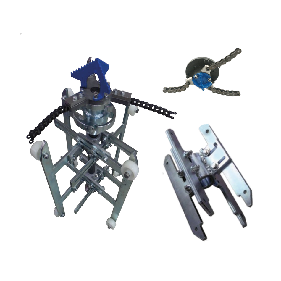 Coupe-chaîne Spider 450 1" pour la réhabilitation de canalisations
