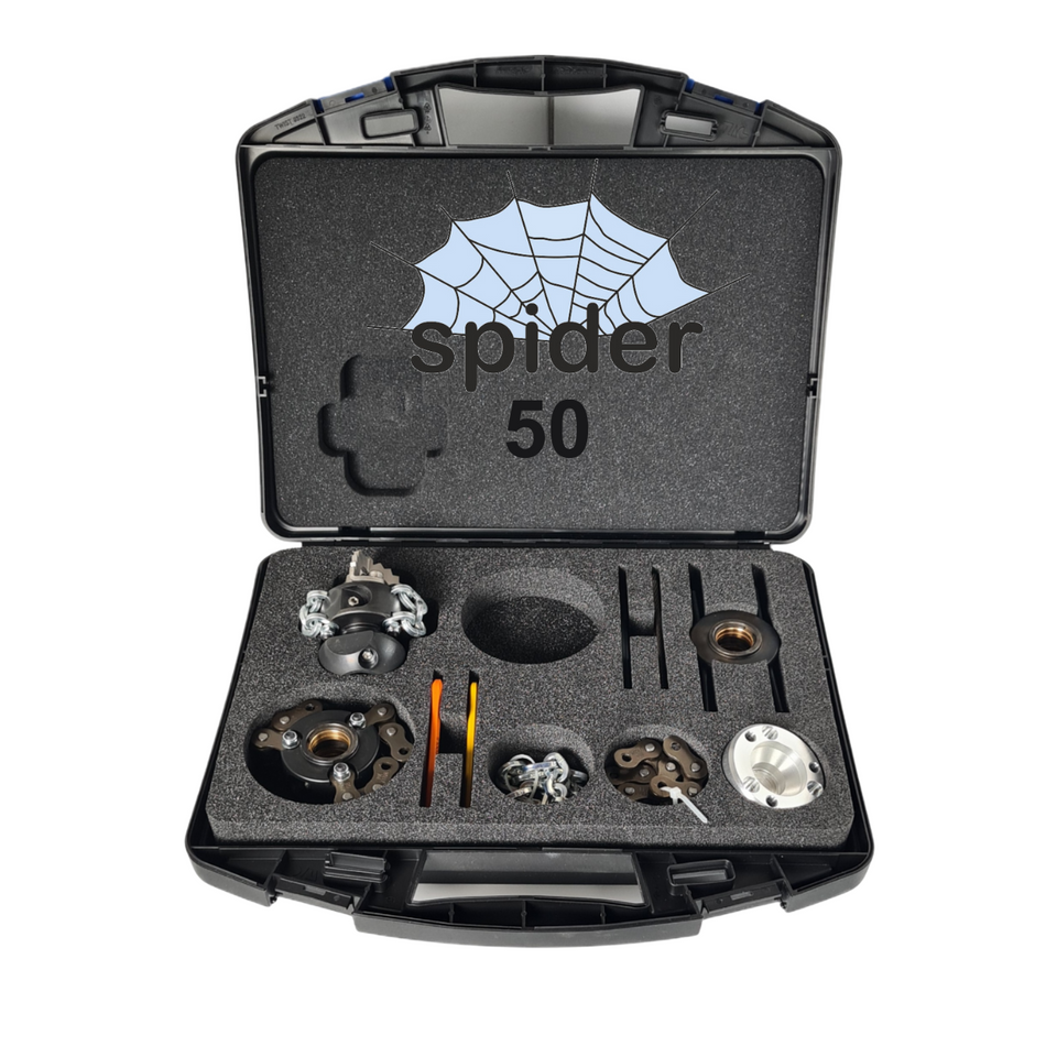 Kettenschleuder Spider 50 1/2" DN 100 Set im Koffer ohne Endstück