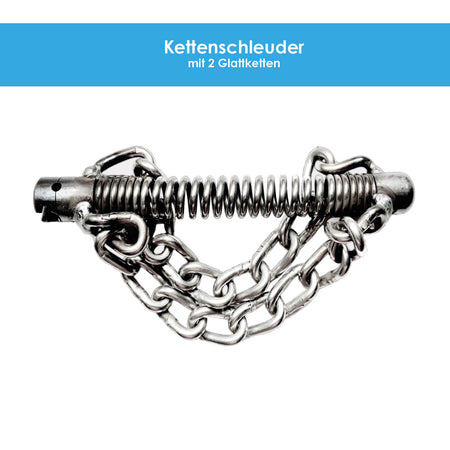 Chain flail 22 mm, 2 smooth chains, spiral attachment