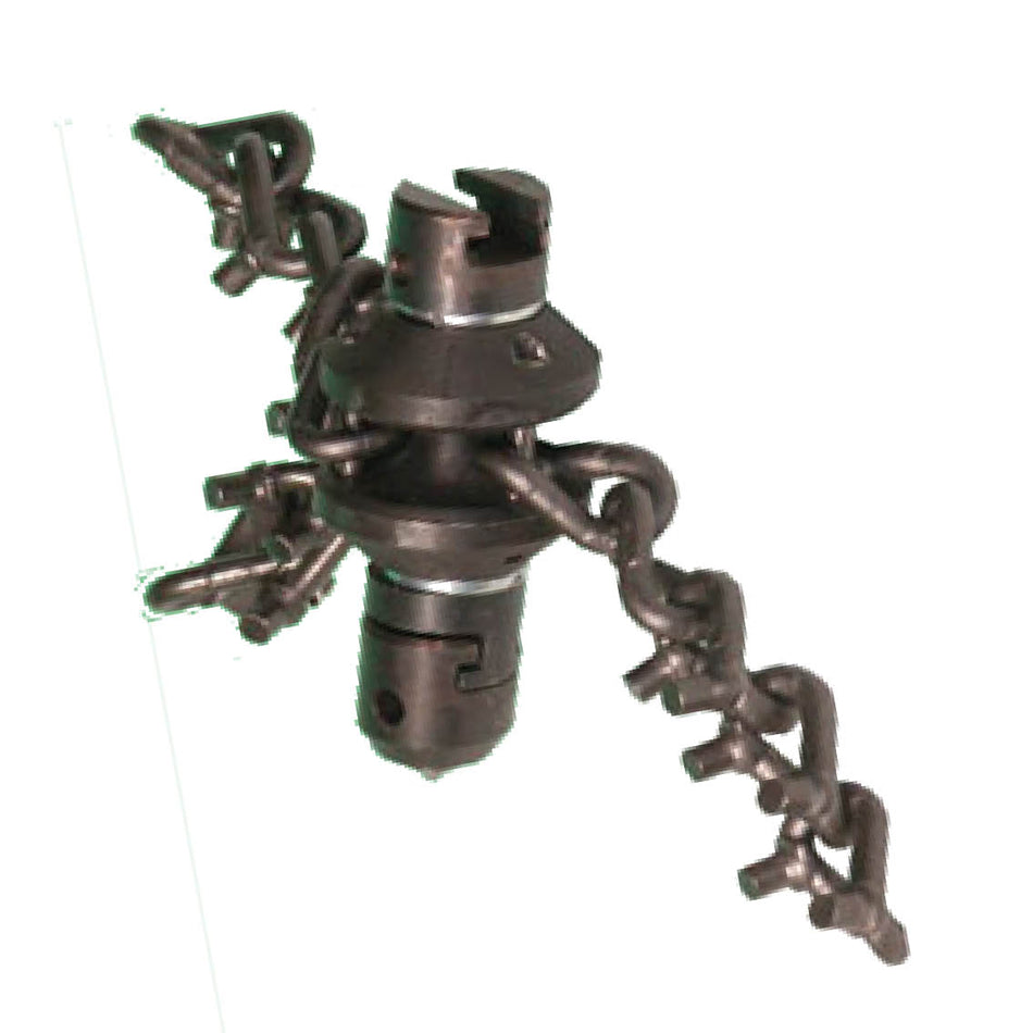 Kombi-Kettenschleuder 16mm Kupplung mit 2 Nockenketten - Syskan - Online Shop: Abwassertechnik