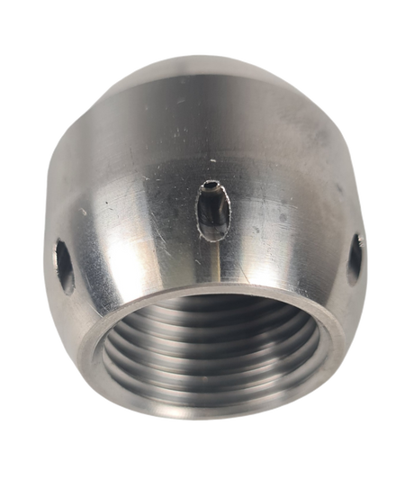 Ball nozzle 1/2", drilled with 6 rear jets, 1 forward jet