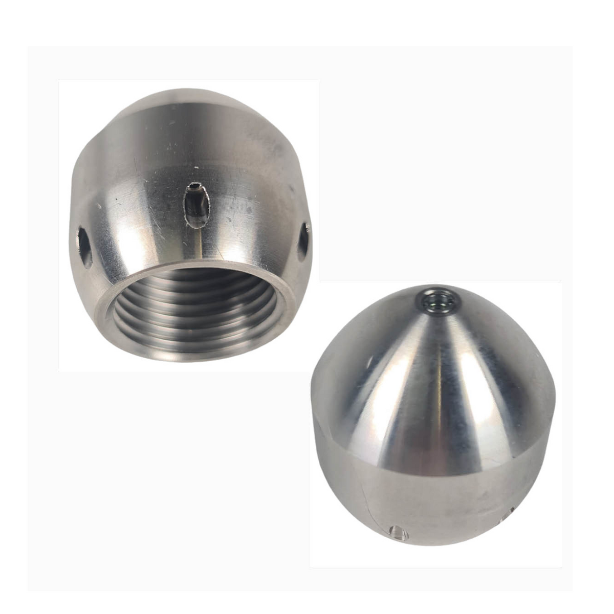 Kugeldüse 1/2", 6x Rückstrahl gebohrt, ohne Vorstrahl