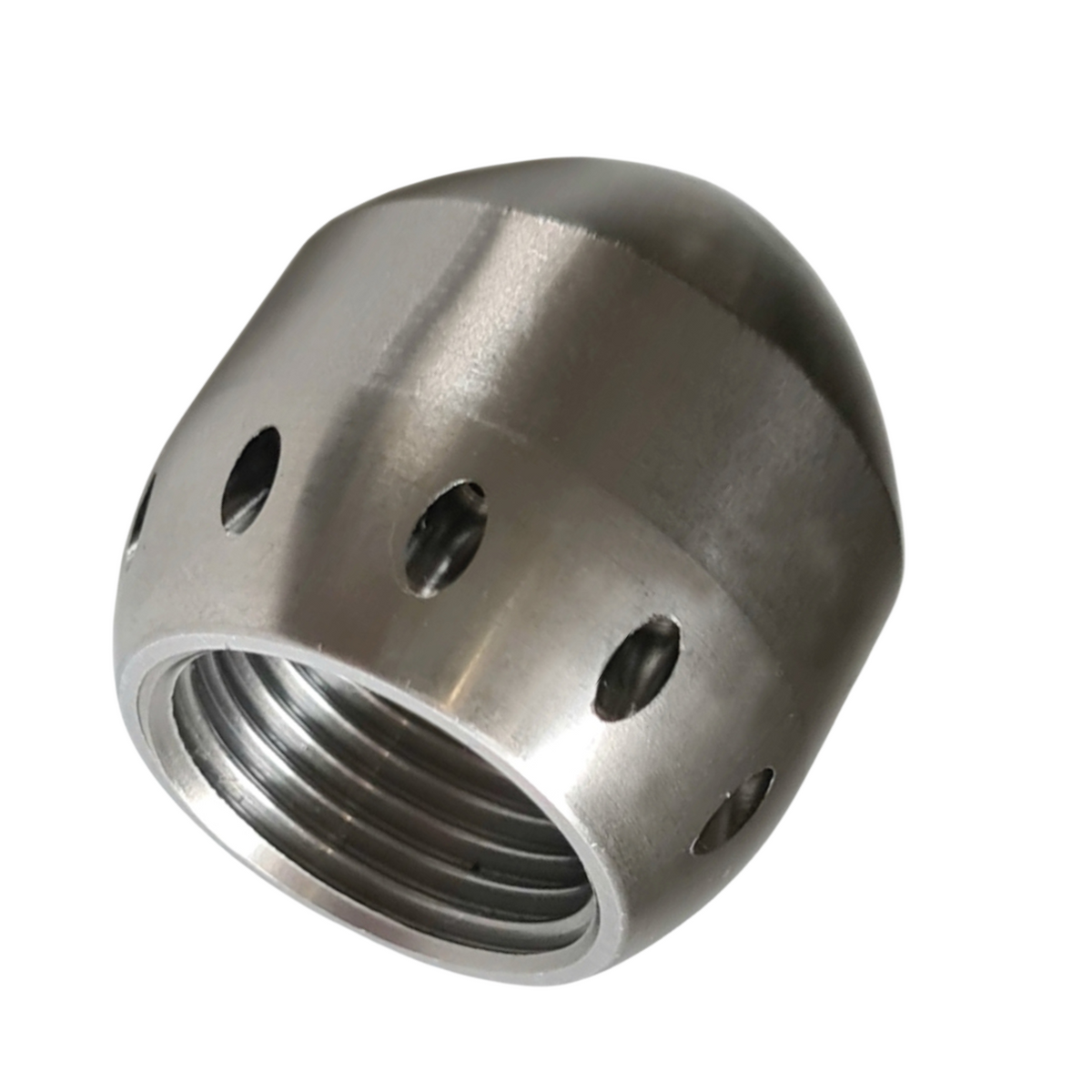Kugeldüse 1/2", 10x Rückstrahl gebohrt, 1x Vorstrahl