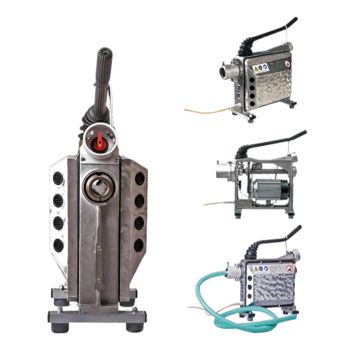 Professional RIS-22/1,1 floor-standing pipe-cleaning machine for drain cleaning