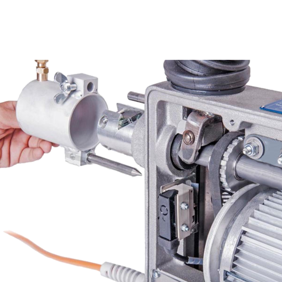 Professional RIS-32 floor-standing pipe-cleaning machine for use in the sanitary sector