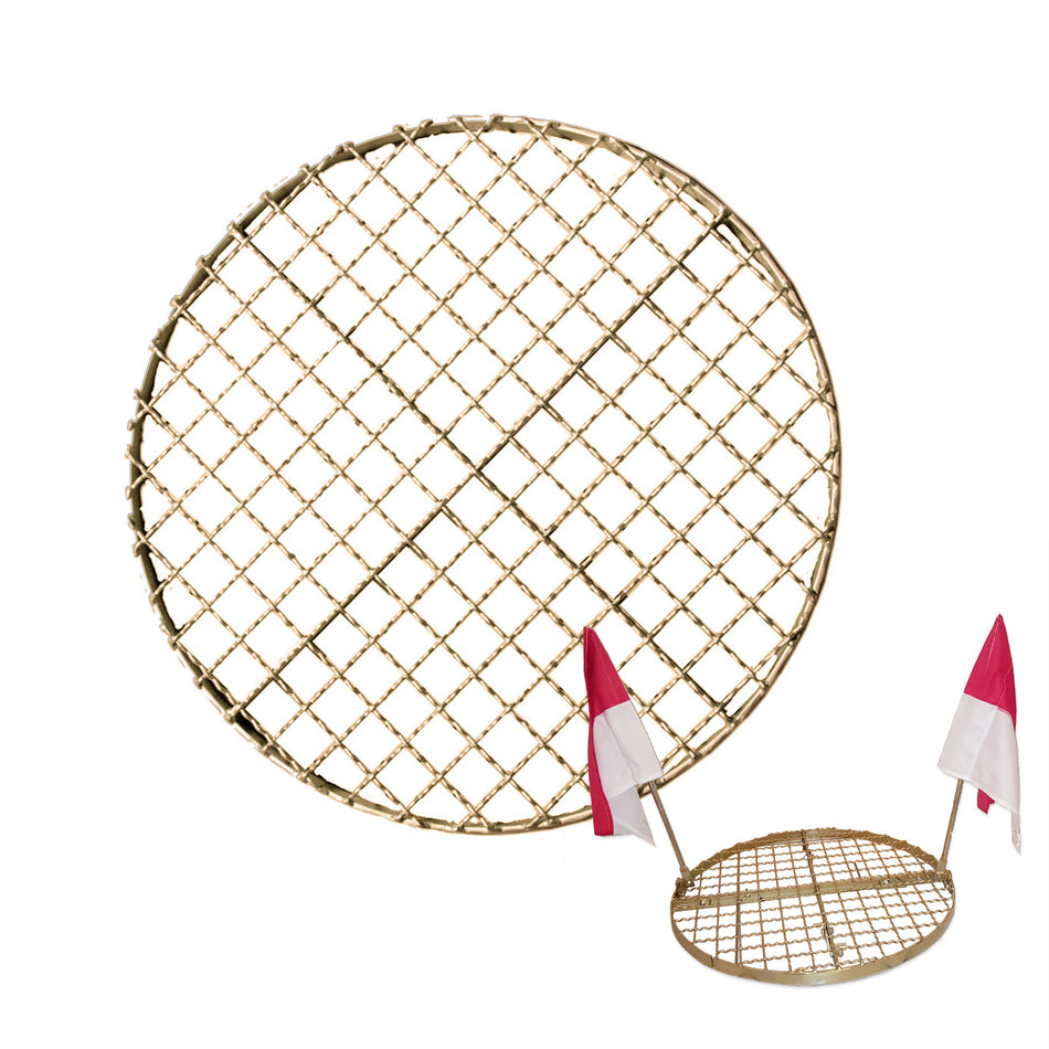 Belüftungsgitter Ø 670 mm Schachtabdeckung geschlossen (mit Fahnen)