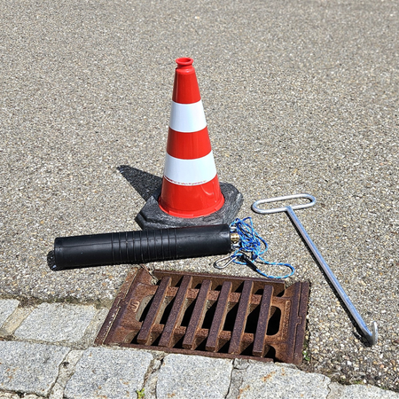 Schachtdeckelhaken verzinkt, Kanaldeckelheber