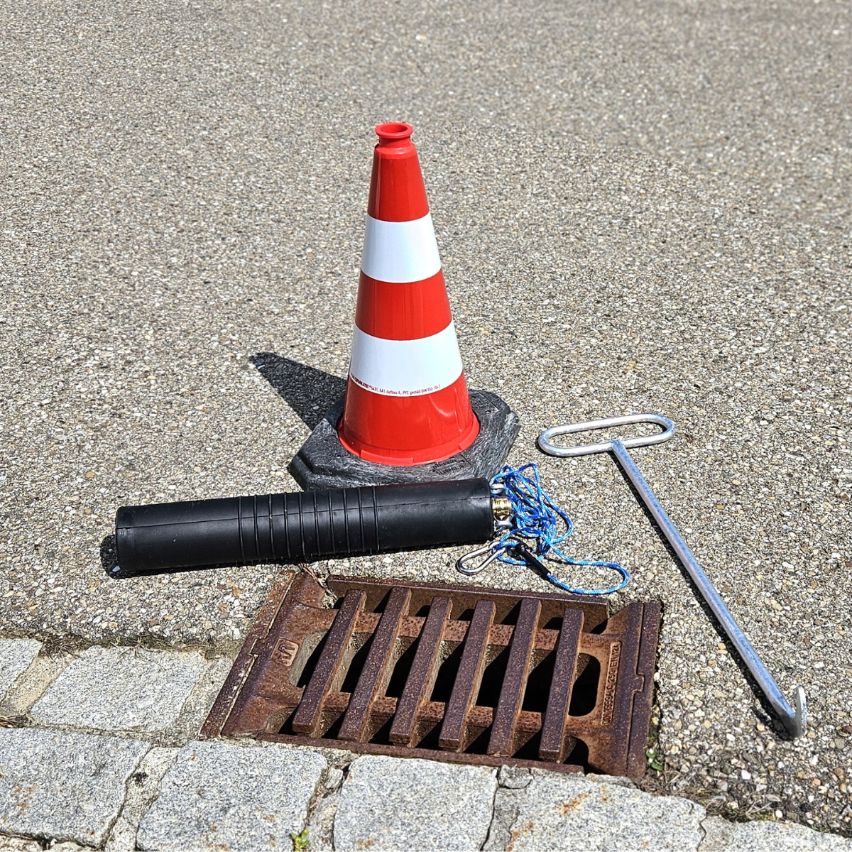 Schachtdeckelhaken verzinkt, Kanaldeckelheber