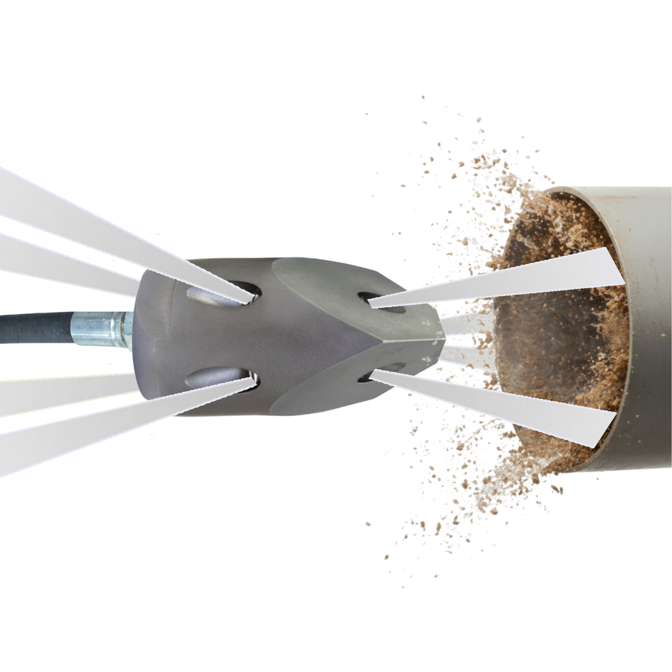 Stocherdüse 1" CP100L, Reinigungsdüse ExLJ