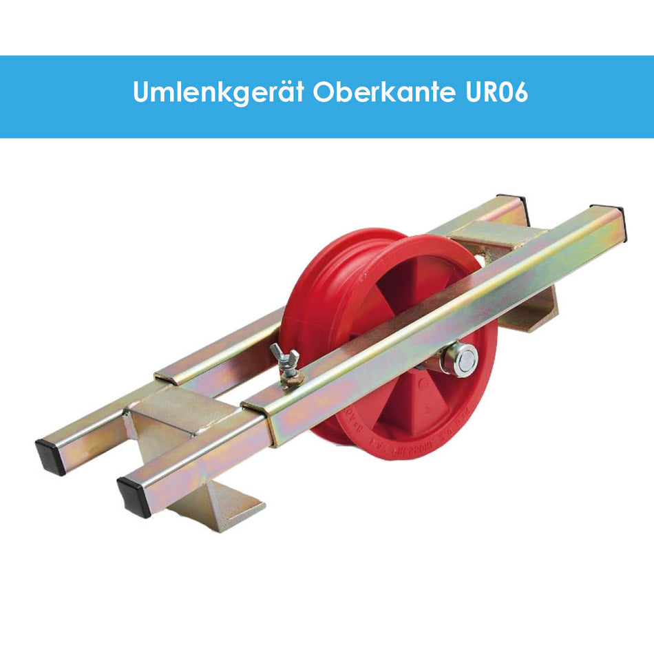 Umlenkgerät UR06 Oberkante, HD-Schlauch Ø 1/2" - 1 1/4"