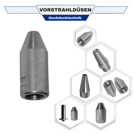 Vorstrahldüse Innengewinde V02, Rundstrahl, 3/4", gebohrt