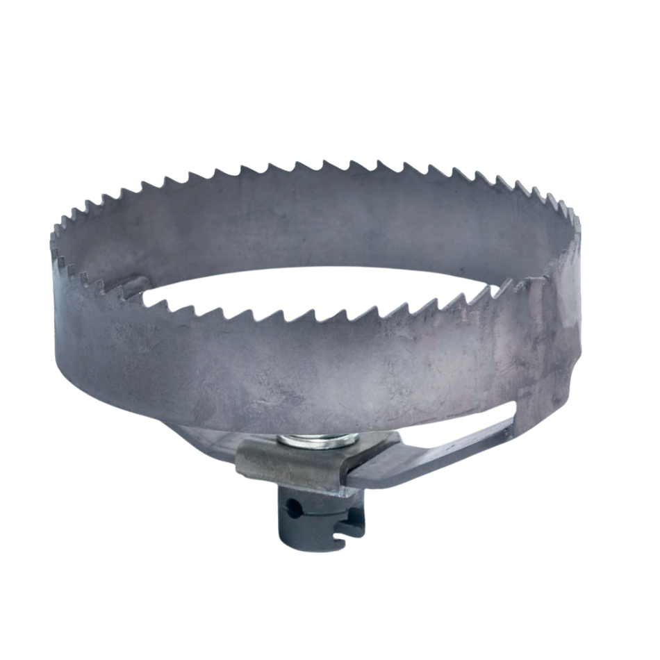 Wurzelschneider 32 x 110 mm, feinverzahnt, Spiralaufsatz