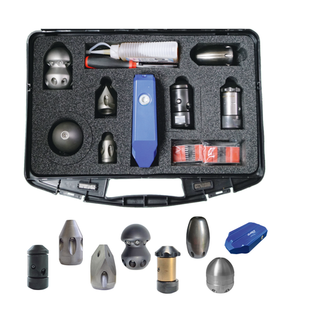 Düsenkoffer Set 2 "mittel" mit 1/2" Düsen (Keramikeinsätze)